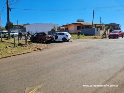 LS: Colisão entre veículos é registrado na esquina da Eugenio Martins com Jorge Barreiros